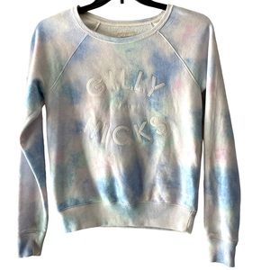 Gilly Hicks Y2K tie-dye crewneck sweater